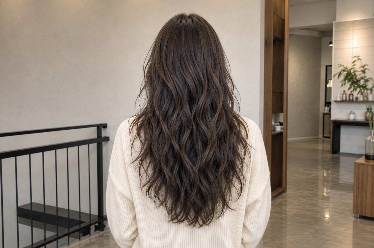 Female hair stylist providing professional hair services